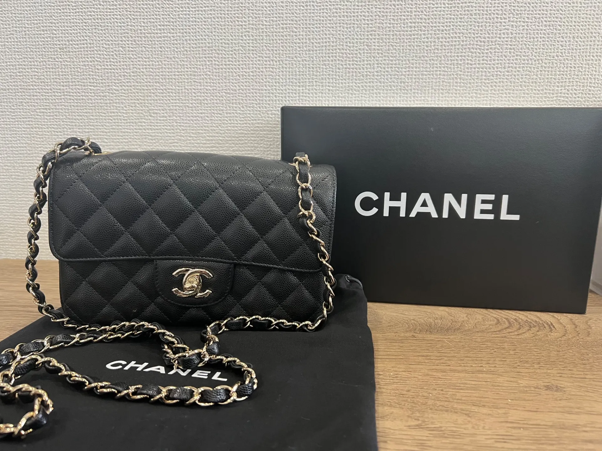 シャネルマトラッセ20チェーンショルダーバッグをお買取いたしました